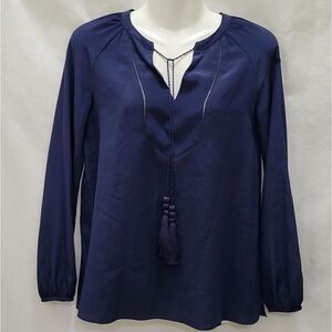 Lilly Pulitzer navy long sleeve top Size XXS